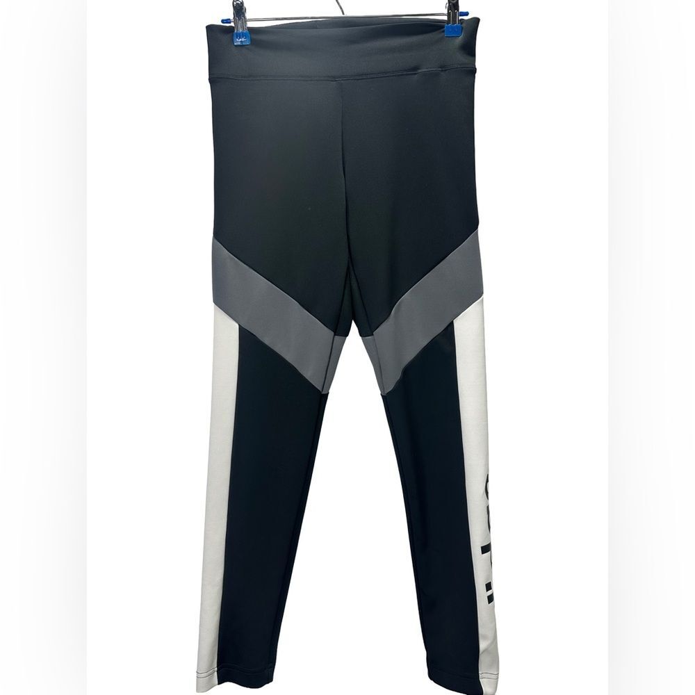 Adidas Areoready Black/White/Gray Tricolor Leggings Size S